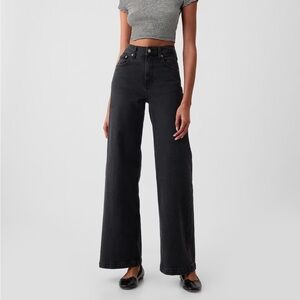 Gap High Rise Stride Wide-Leg Jeans